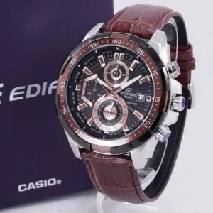 Casio Edifice Leather First Copy Watch | Premium Replica Watch