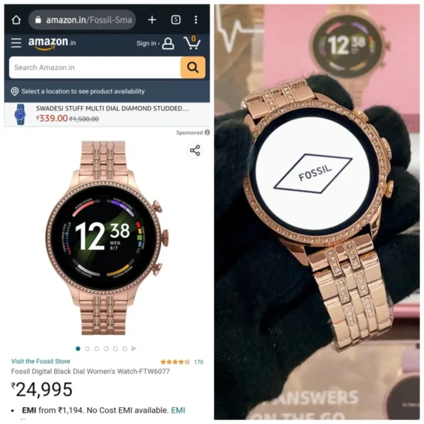 Fossil Girls Generation 8 First Copy Smartwatch Online