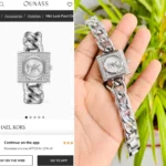 Michael Kors Lennox Crystals First Copy Watch