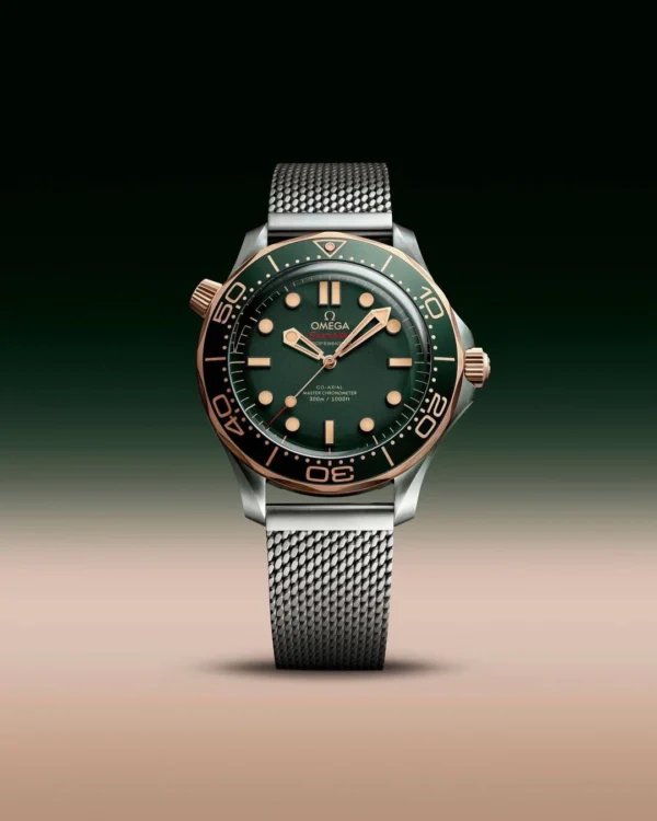 Omega James Bond 007 Bronze Gold First Copy Watch