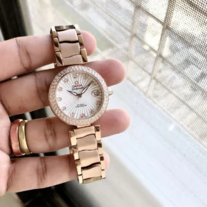 Omega Ladymatic Rosegold First Copy Watch