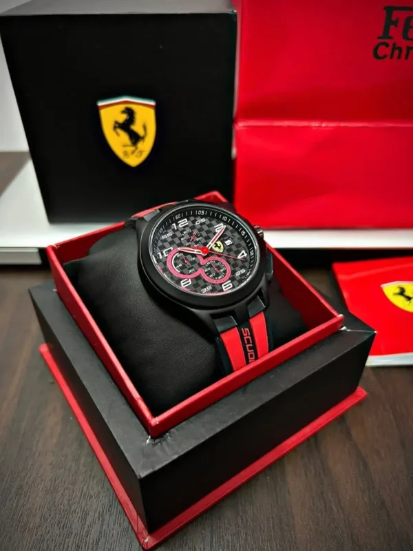 Scuderia Ferrari Sportive Red First Copy Watch