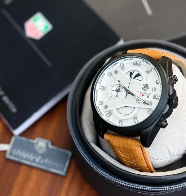 Tag Heuer CR7 Brown Strap First Copy Watch