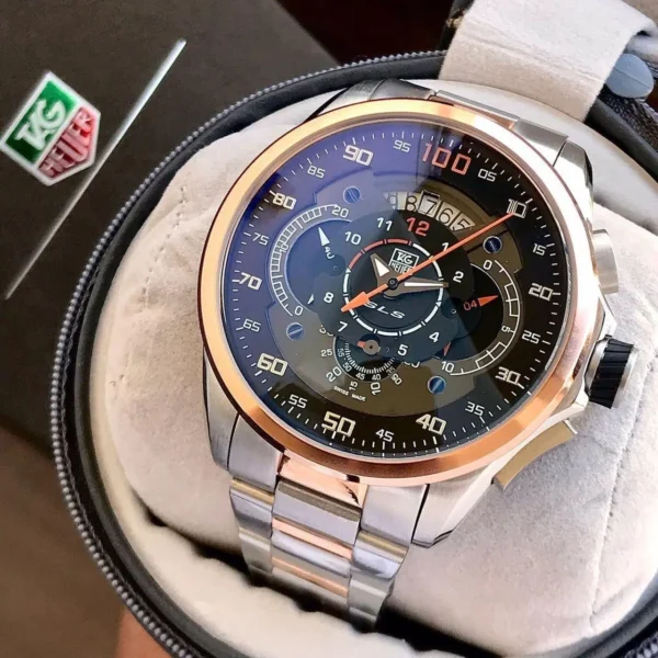 Tag Heuer SLS Black Dial First Copy Watch