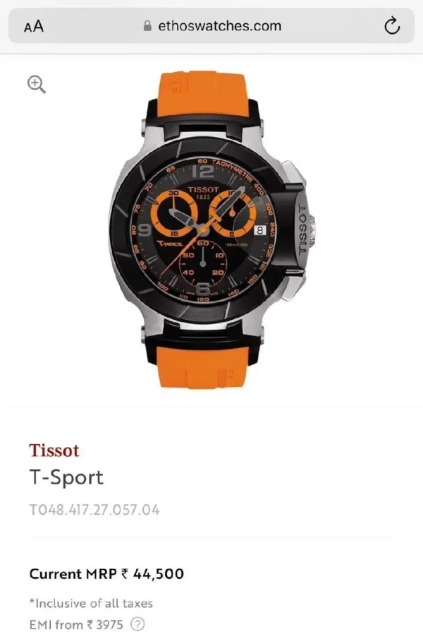 Tissot T-Race First Copy Watch