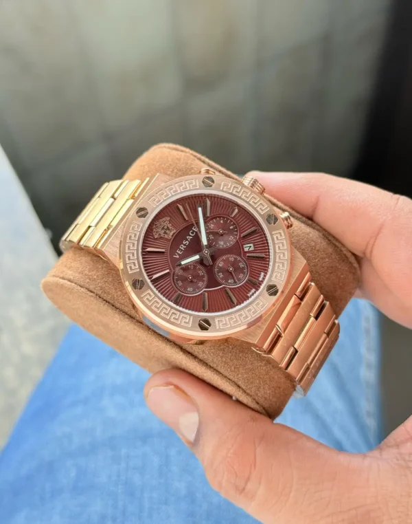 Versace Greca Chronograph First Copy Watch