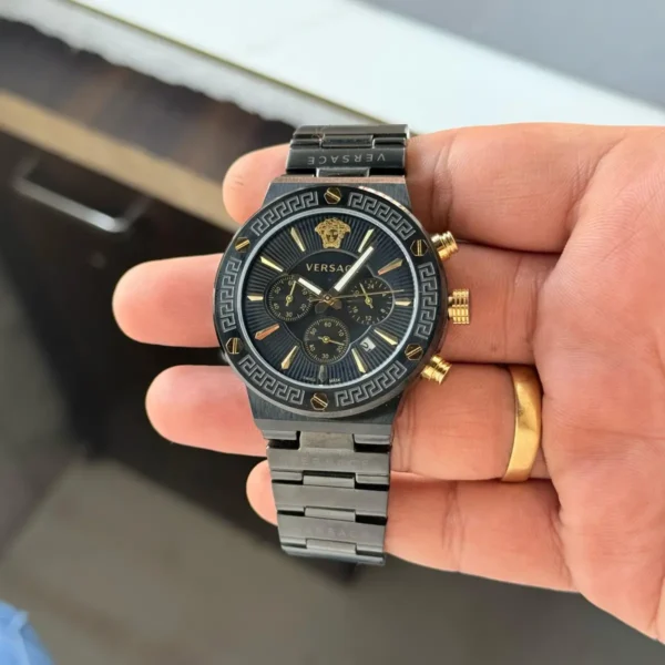 Versace Greca Chronograph First Copy Watch