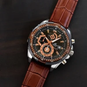 Casio Edifice Leather First Copy Watch | Premium Replica Watch