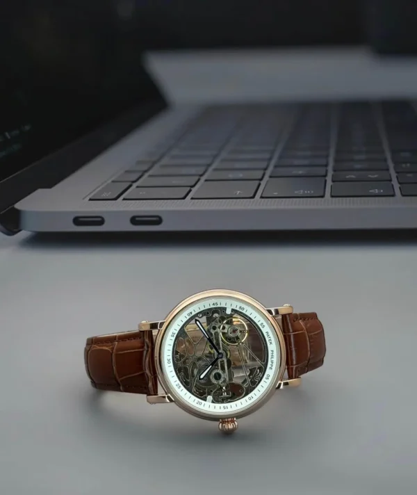 Luxury Patek Philippe Automatic Leather Watch | First Copy