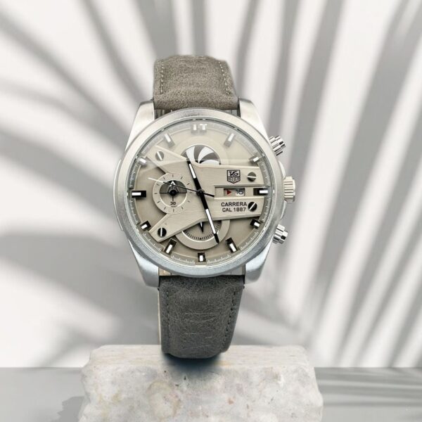 Tag Heuer Carrera First Copy Leather Watch | Premium Replica