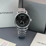 Emporio Armani Meccanico Silver First Copy Watch