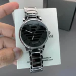 Emporio Armani Meccanico Silver First Copy Watch