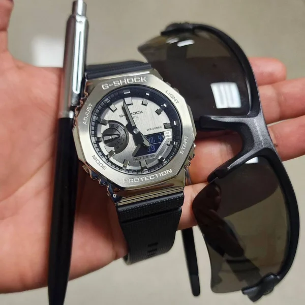 G-Shock CasiOak Black Steel Rainbow First Copy Watch