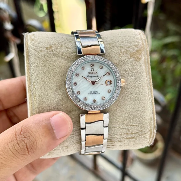Omega Ladymatic Diamond First Copy Watch