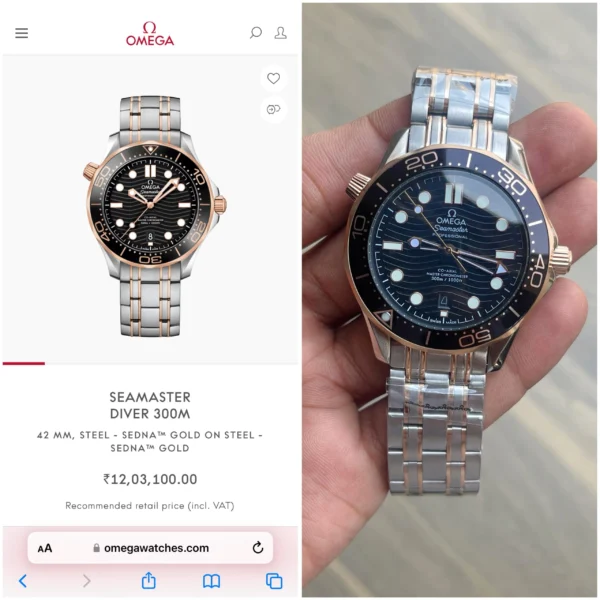 Omega Seamaster Diver 300M First Copy