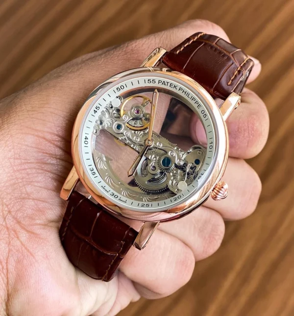 Patek Philippe Leather First Copy Watch