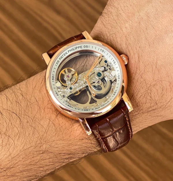 Patek Philippe Leather First Copy Watch