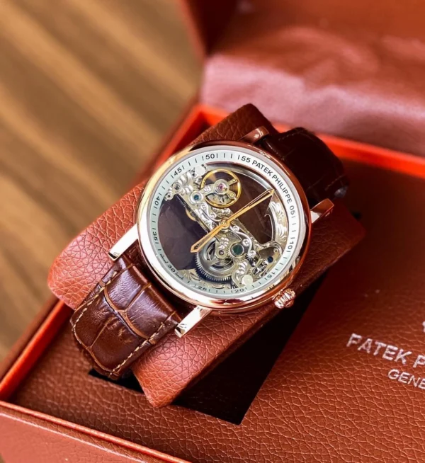Patek Philippe Leather First Copy Watch