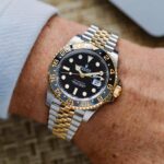 Rolex DateJust Silver Rose Gold Watch