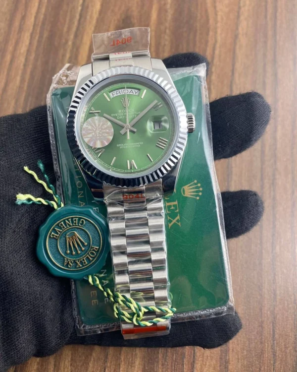Rolex Day-Date Green Dial First Copy Watch