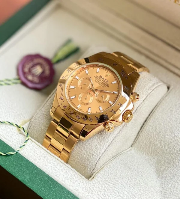 Rolex Daytona Full Gold First Copy Watch