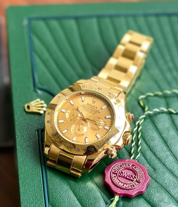 Rolex Daytona Full Gold First Copy Watch