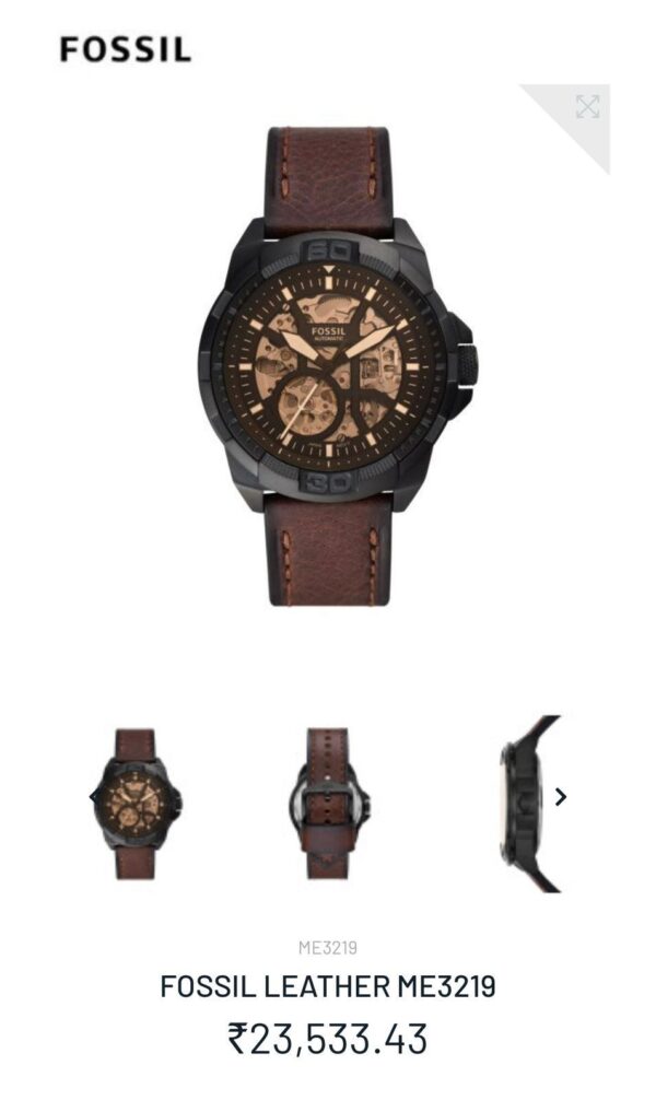 Fossil Bronson First Copy Watch