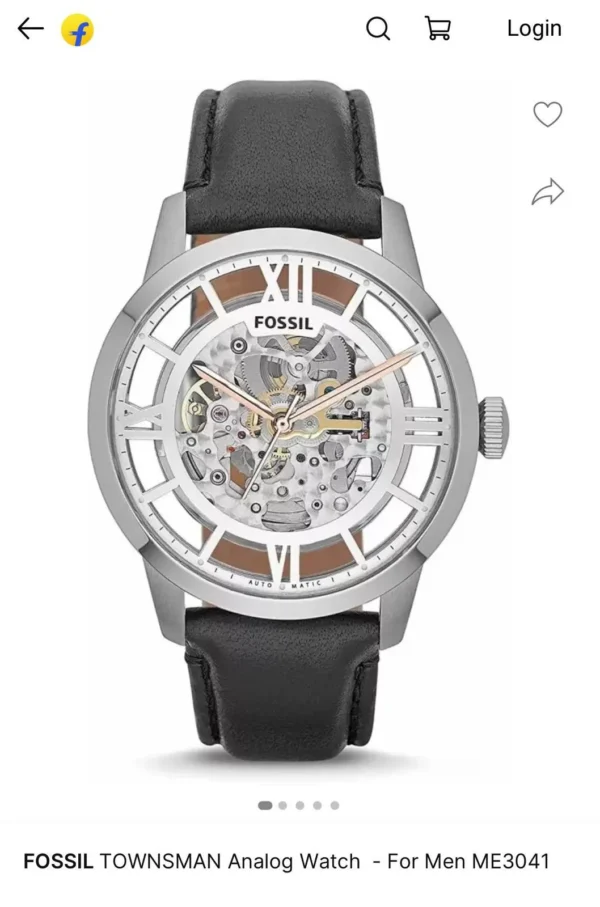 Fossil Skeleton First Copy Watch for Men India Nagpur