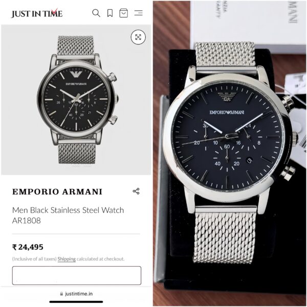 Emporio Armani First Copy Watch at Zest Shop India