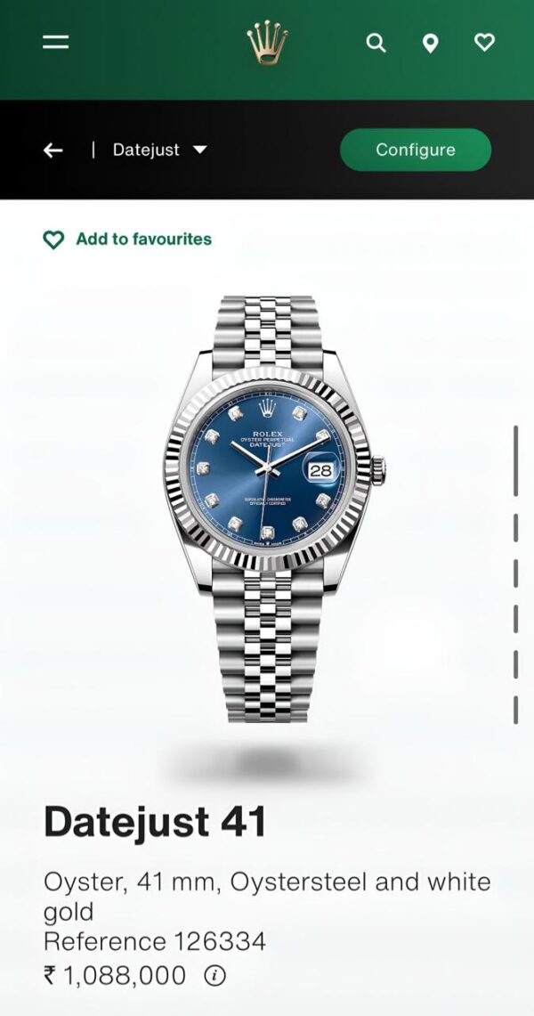 Rolex First Copy Watch at Zest Shop India